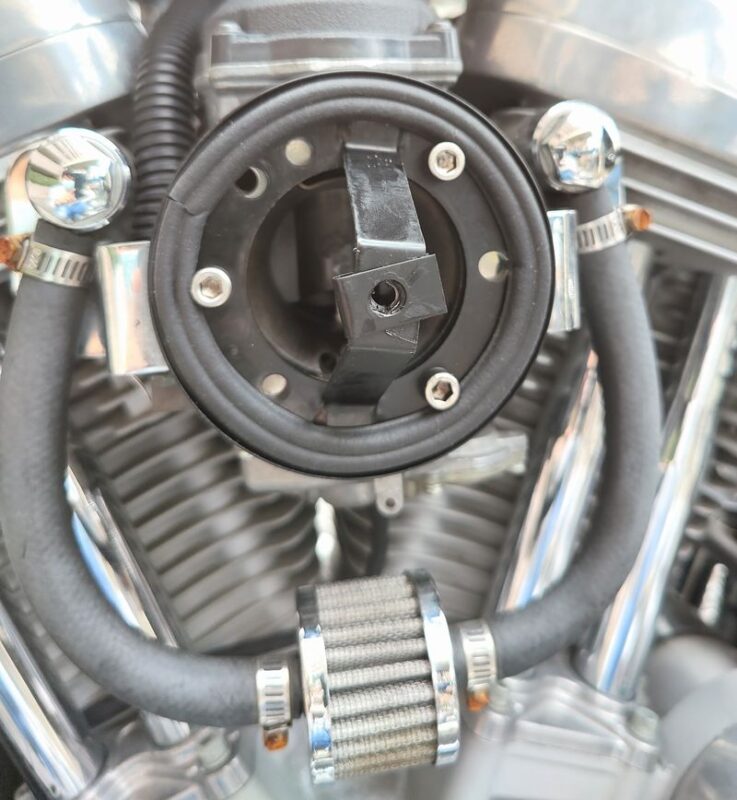 ゴムモール貼り付け　正面