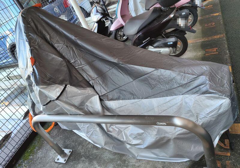 バイクカバー購入直後１